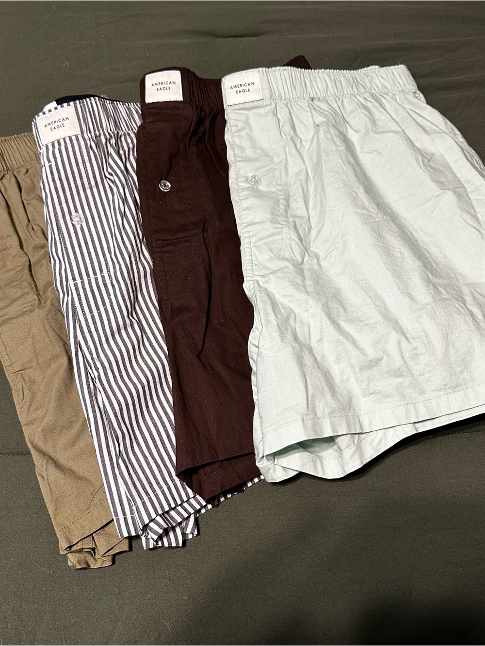 BUNDLE- FOUR Pack Men’s Stretch Boxers American Eagle - Large - Picture 2 of 8